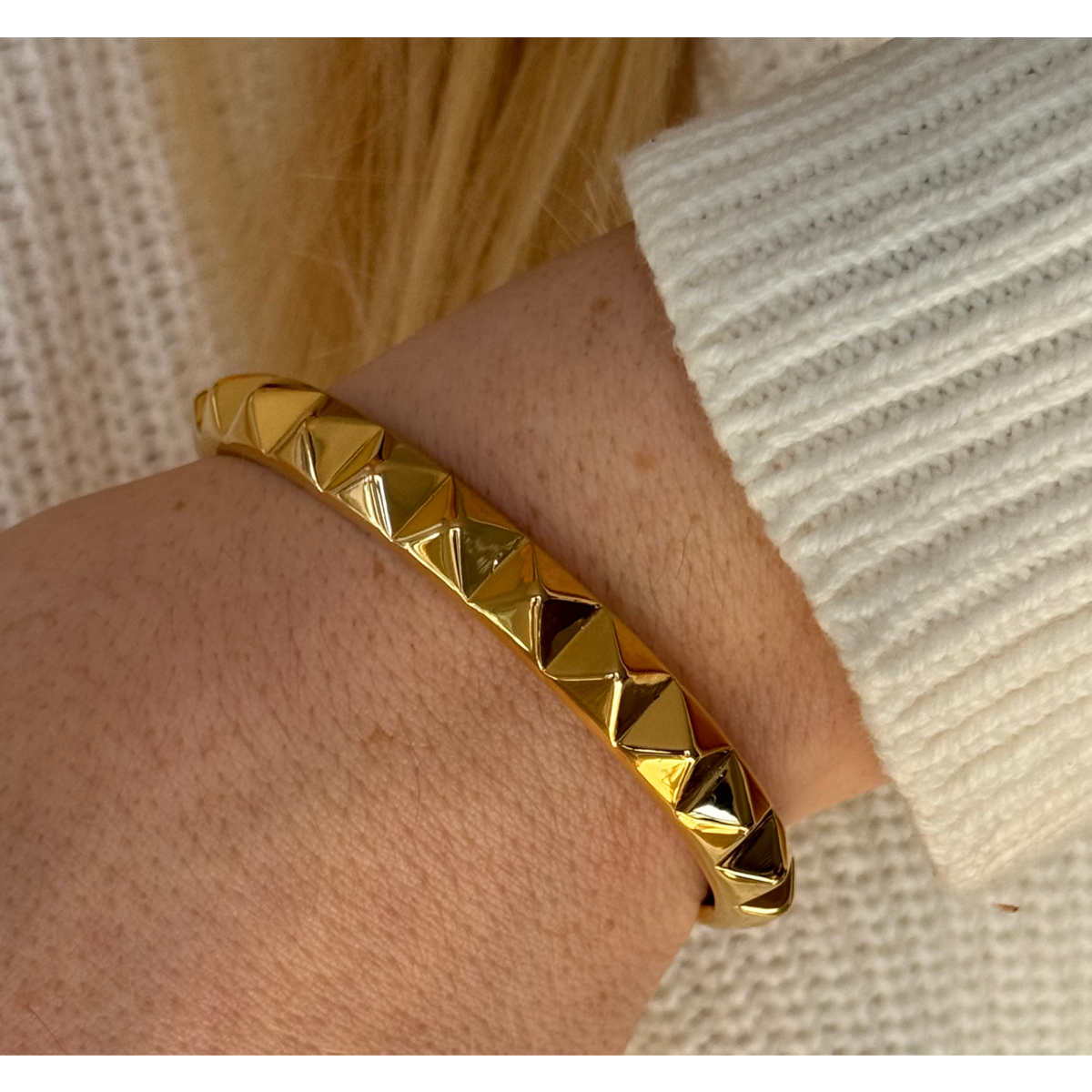 PUNTURA armband | Roestvrij staal | waterafstotend