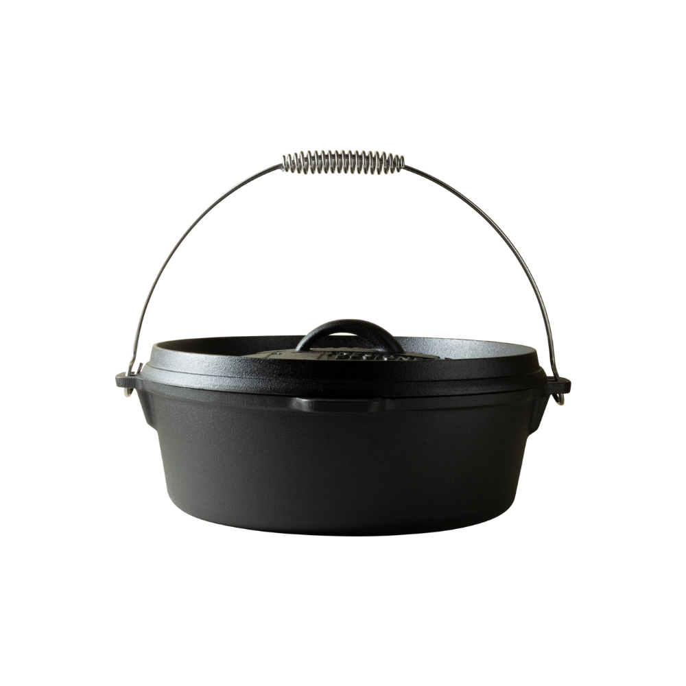 Dutch Oven 6Qt zonder pootjes - Veelzijdige Pot voor Thuis of Kampvuur