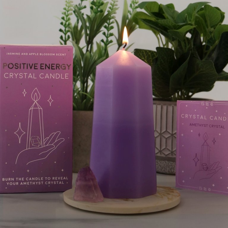 Crystal Candle - Positivity