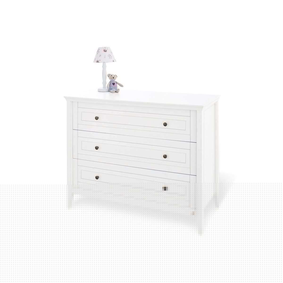 Startset 'Smilla' breed
2 delen: ledikant, brede commode