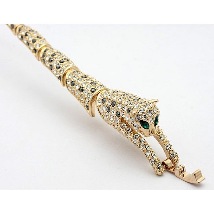 Luxe Cheetah oogverblindende armband