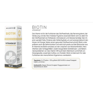 Biotine Vitamine B7