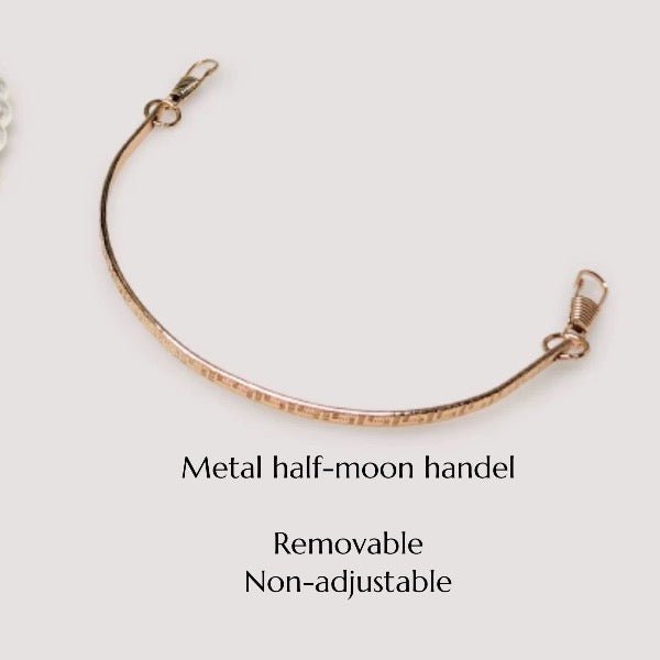 Smaragdgroene oogverblindende halve maan clutch