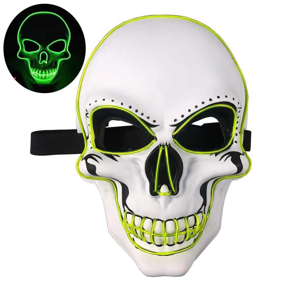 Skeleton Halloween Masker - Kostuum accessoires halloween