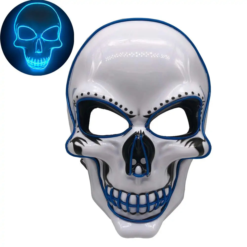 Skeleton Halloween Masker - Kostuum accessoires halloween
