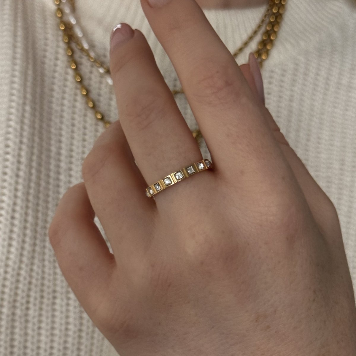 GEWEERSLING Ring | Roestvrij staal | waterafstotend