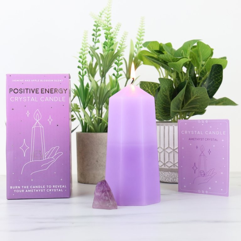 Crystal Candle - Positivity