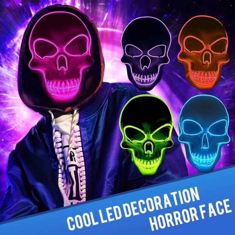 Skeleton Halloween Masker - Kostuum accessoires halloween
