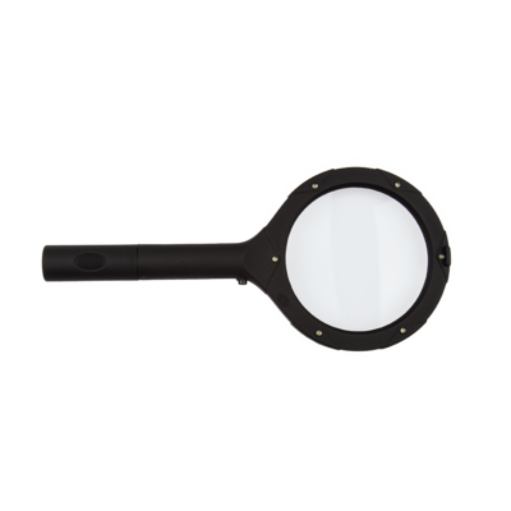 Vergrootglas met licht