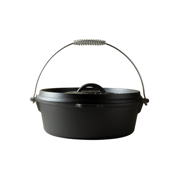 Dutch Oven 6Qt zonder pootjes - Veelzijdige Pot voor Thuis of Kampvuur