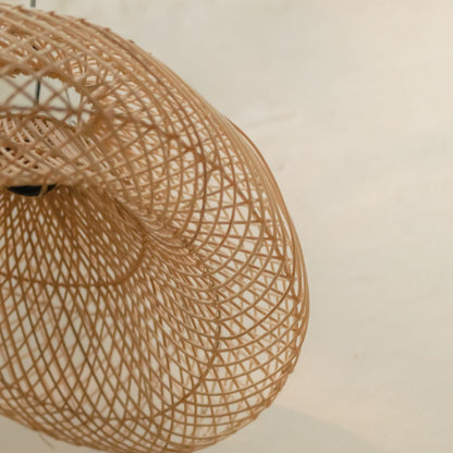 Rotanlamp | Lampenkap PADMA (2 maten)