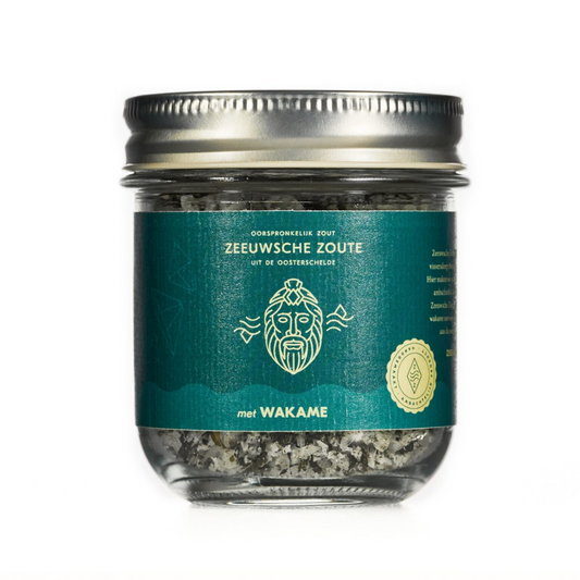 Zeeuwsche Zoute Glazen Pot Wakame - Verrijk uw Gerechten met Zeewier - Hoogwaardige Zeewier Delicatesse - Wakame in Glazen Pot
