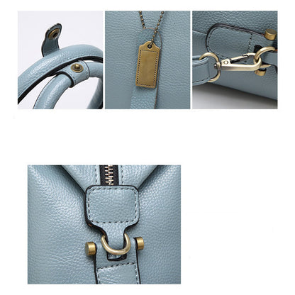 AnBeck vintage handvat tas/schoudertas met schouderband