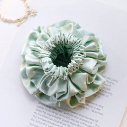 100% Zijden Scrunchie Set - 19 momme - Een set van 3