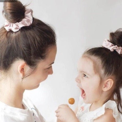 100% Zijden Scrunchie Set - 19 momme - Een set van 3