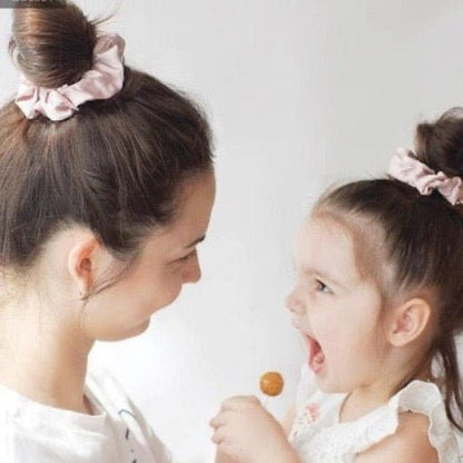 100% Zijden Scrunchie Set - 19 momme - Een set van 3