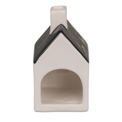 Keramieken huisje voor theelichtjes/wierookkegels