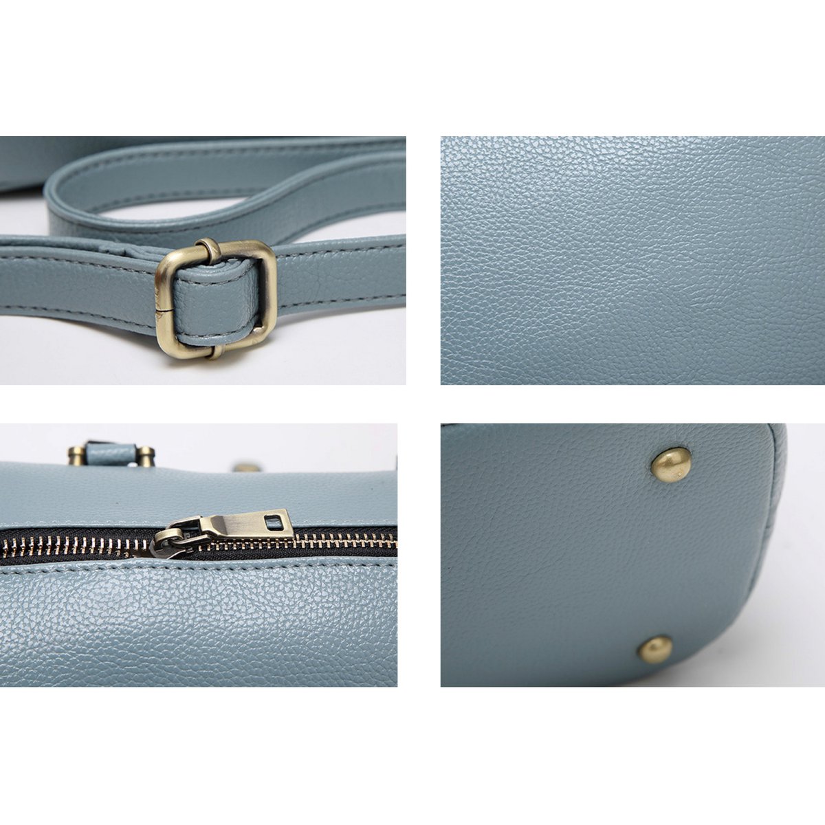 AnBeck vintage handvat tas/schoudertas met schouderband