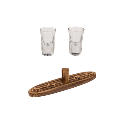 Houten Ring Toss Drinkspel - Wooden toss