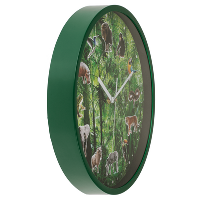 Wandklok dieren